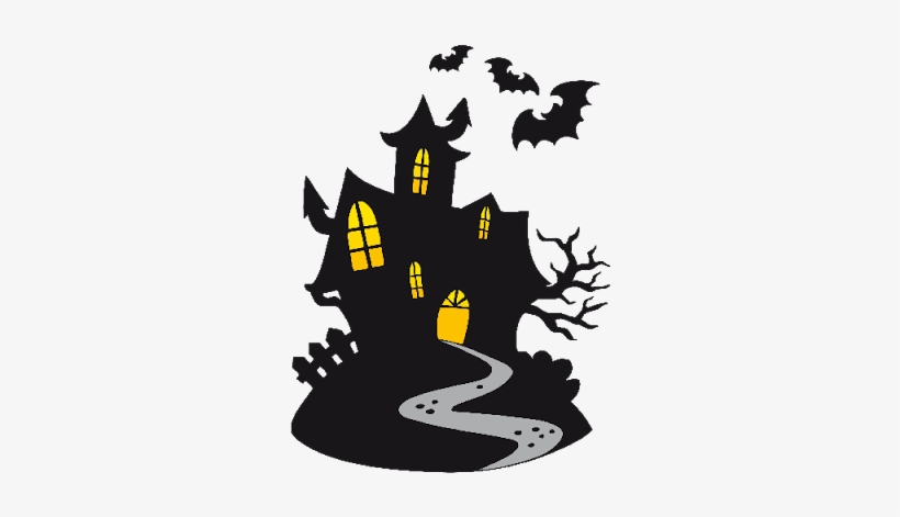 Coolest Haunted House Clipart Halloween Haunted House - Halloween Haunted House Cartoon, transparent png #4113206