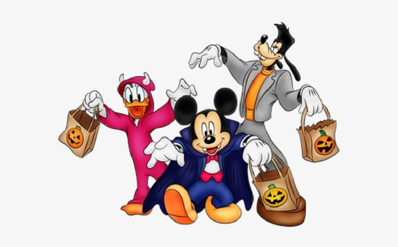 Haunted House Clipart Friends - Disney Happy Halloween Clipart, transparent png #4113593