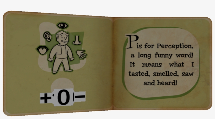 Yourespecial Perception - Fallout 3 Special Book Perception, transparent png #4113906