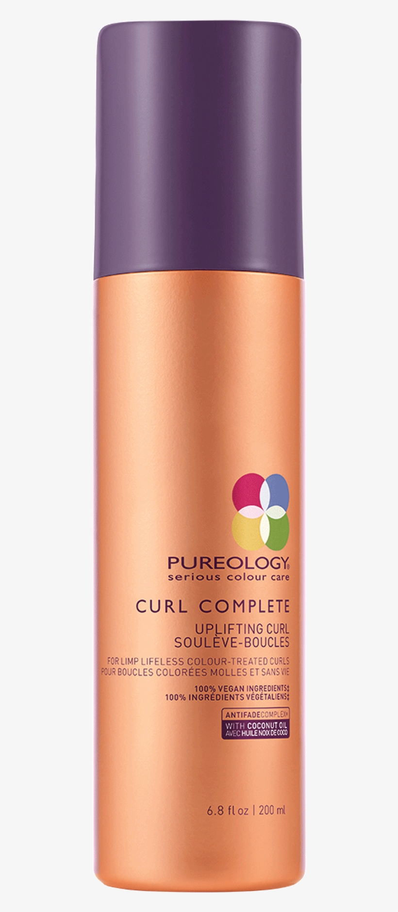 Curl Complete Uplifting Curl Spray Hair Gel - Pureology Curl Complete, transparent png #4113967