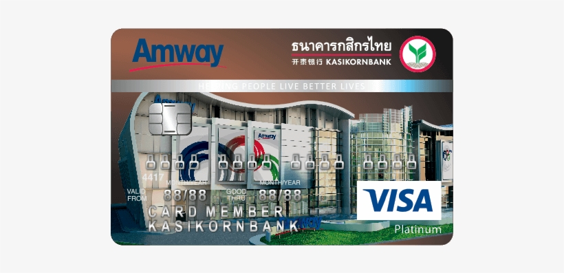 Platinum - บัตร เครดิต ร่วม แอ ม เว ย์ กสิกร ไทย, transparent png #4114139