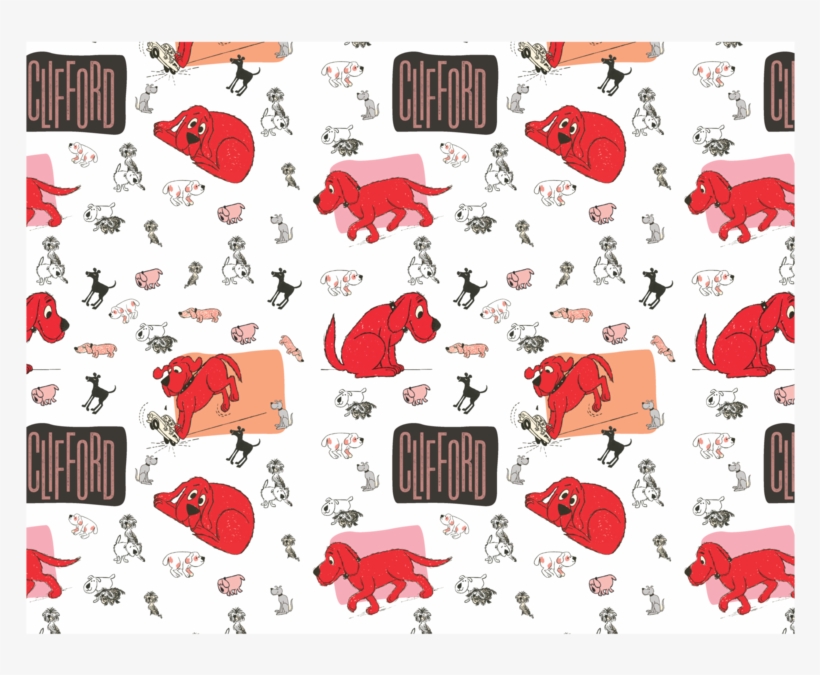 Scholastic Clifford 4patterns 081517 3 - Scholastic Corporation, transparent png #4114564