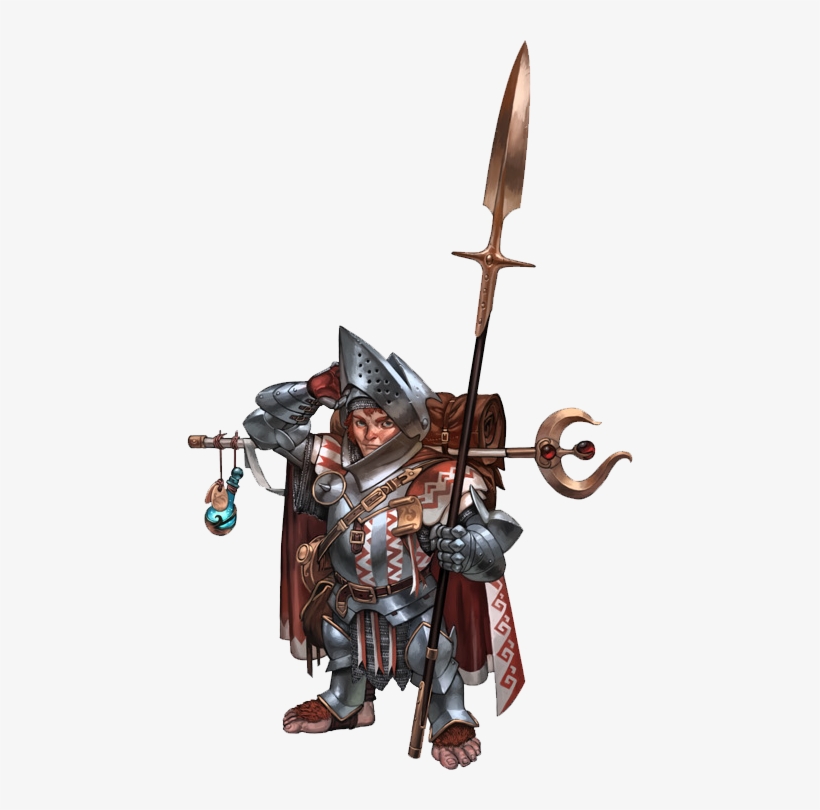 Post - Dungeons And Dragons Halfling Paladin, transparent png #4114899