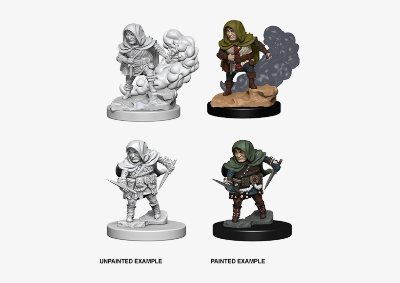 Nolzur's Marvelous Miniatures - Nolzur's Marvelous Unpainted Minis Halfling Male Rogue, transparent png #4115256
