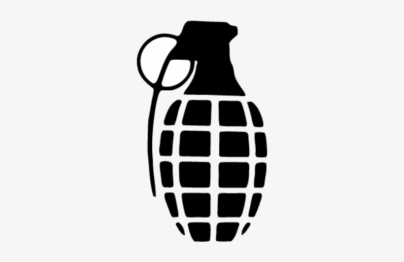 Grenade Gloves Logo Vector - Grenade Vector Png, transparent png #4115703