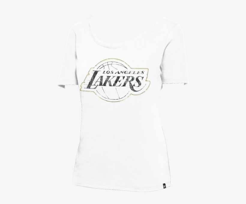Los Angeles Lakers Women's Lux Sequins Runback Scoop - Angeles Lakers, transparent png #4115796
