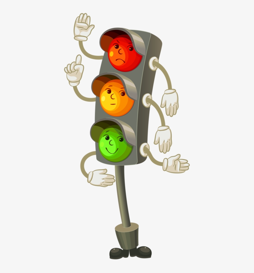 13 - Traffic Light With Rules, transparent png #4115857