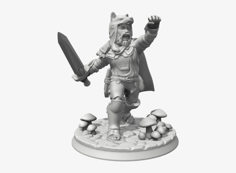 #3 The Halfling Generals Are Known For Their Fearlessness - Figurine, transparent png #4115947
