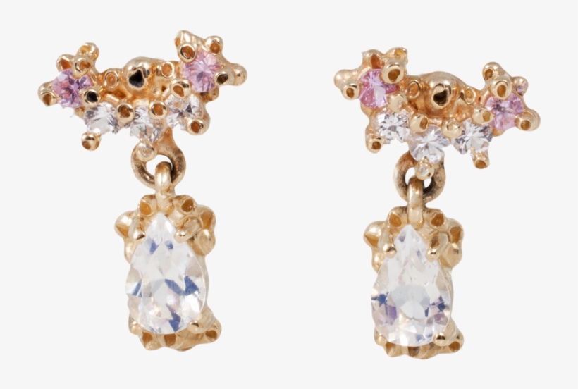 Ruta Reifen Curve Three Stud Earrings A - Jeans, transparent png #4116320