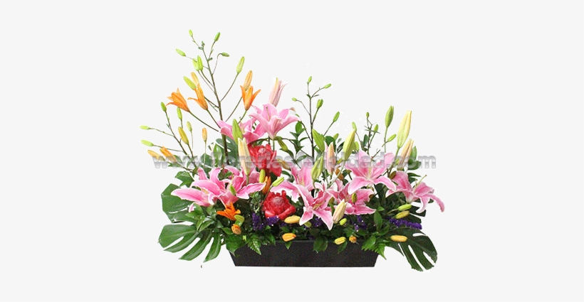 Arreglo Floral Exotico Con Acapulcos - Arreglos Florales Con Lilis, transparent png #4116555