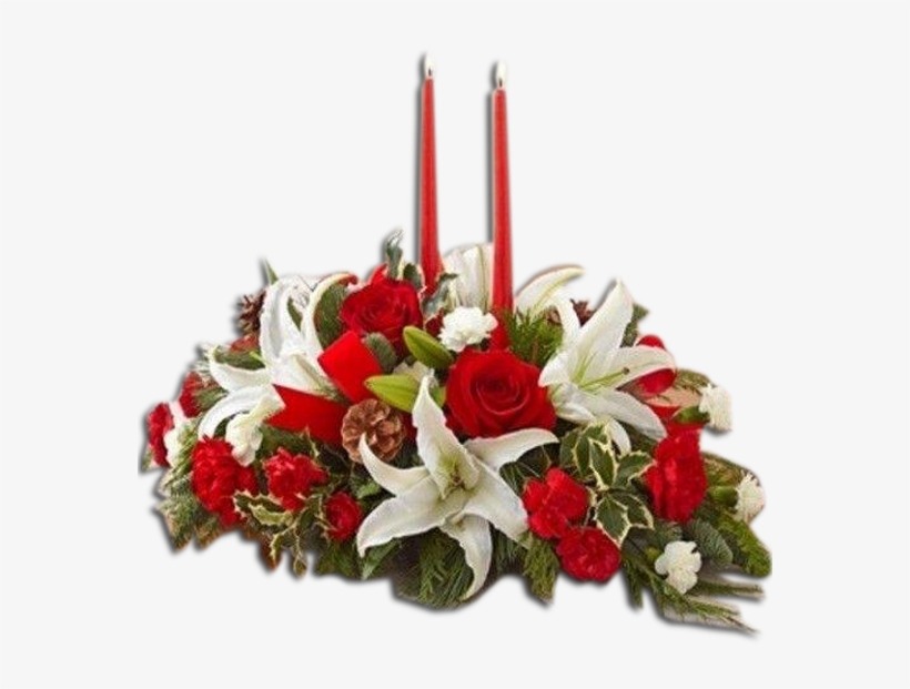 Flower Arrangement For Christmas Home, transparent png #4116724