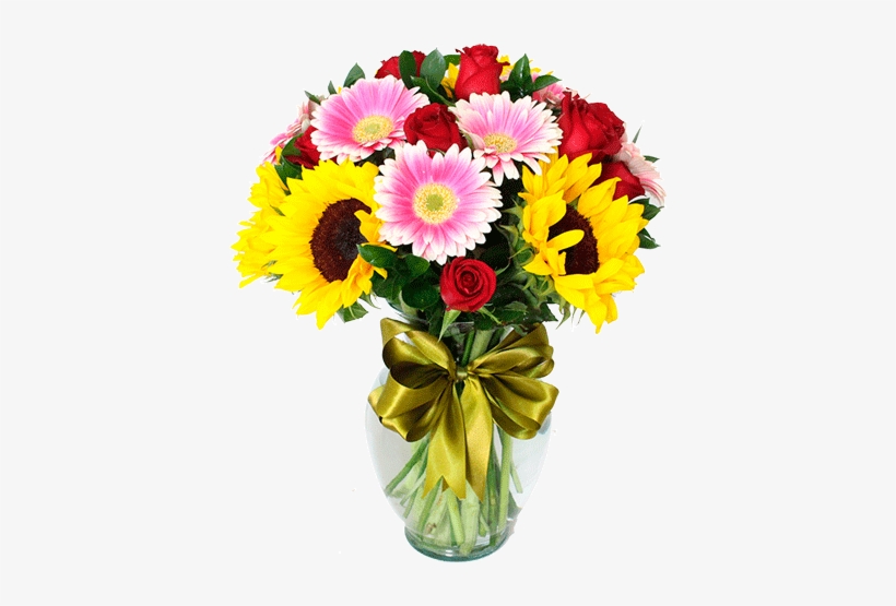 ¡entregas El Mismo Dia - Ramos De Flores Con Girasoles, transparent png #4116802