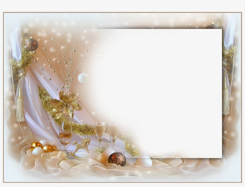 Christmas Png Borders - New Year Frame Transparent, transparent png #4117037