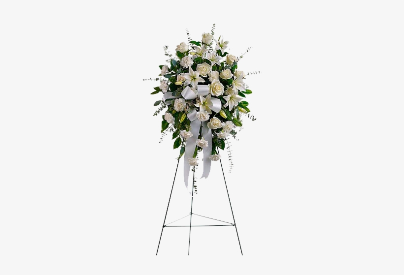 Solicite Nuestro Delivery Para Cualquier - Funeral Flower Arrangements Stand, transparent png #4117267