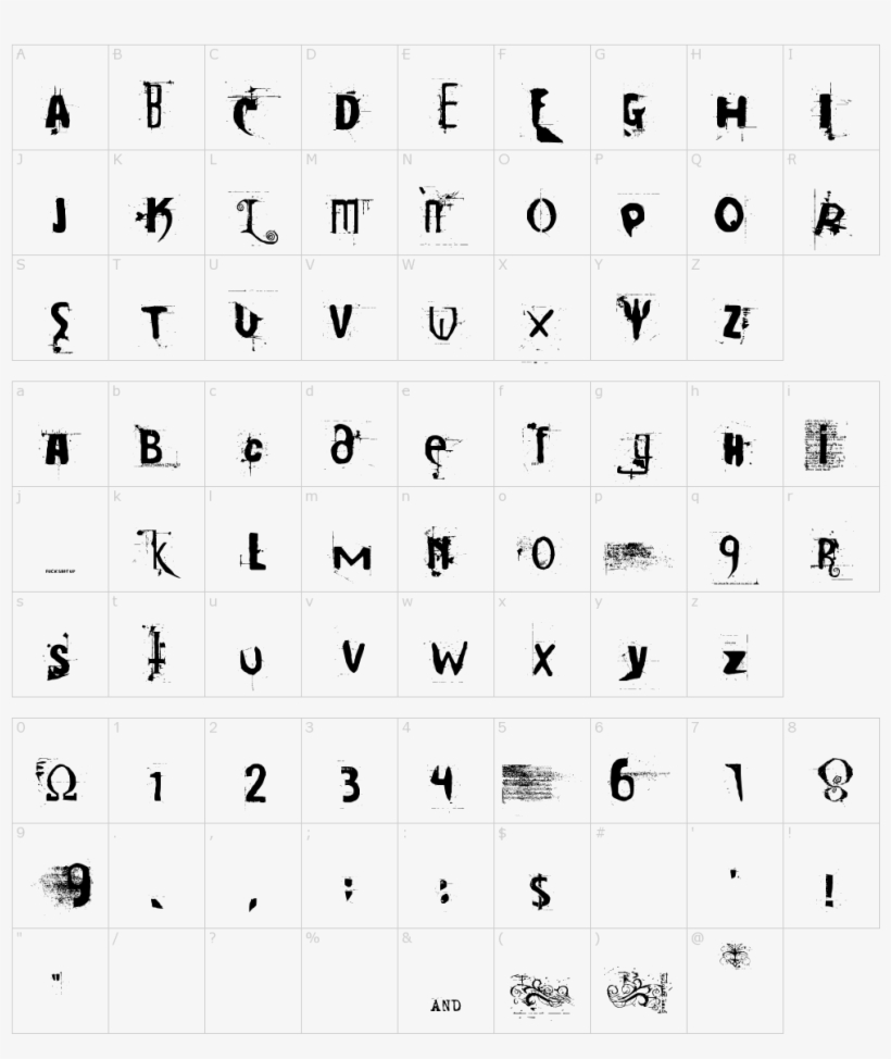 Font Characters - Font Evil Dead Army Of Darkness, transparent png #4117287