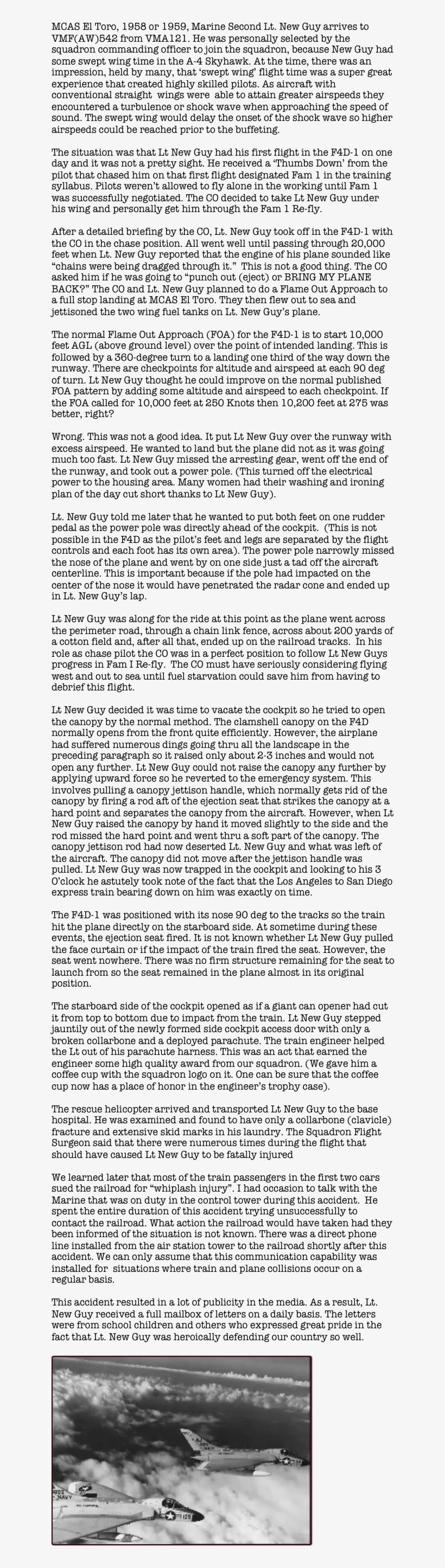 Mcas El Toro, 1958 Or 1959, Marine Second Lt - Douglas F4d Skyray, transparent png #4117421