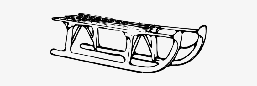 Skid,sleigh,sliding - Sanki Kolorowanka Dla Dzieci, transparent png #4117608