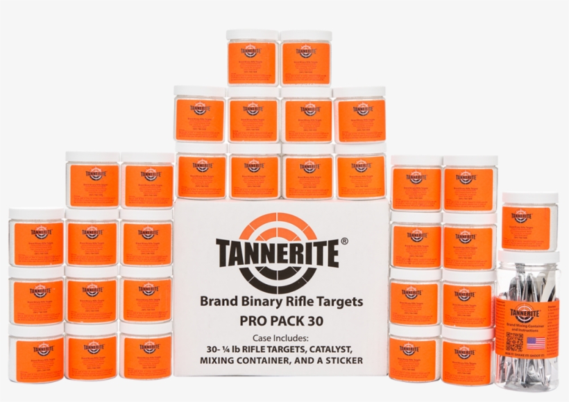 Tannerite Pro Pack 30 1/4-lb Binary Exploding Explosive - Tannerite Exploding Rifle Target Propack - 30 Count, transparent png #4117613