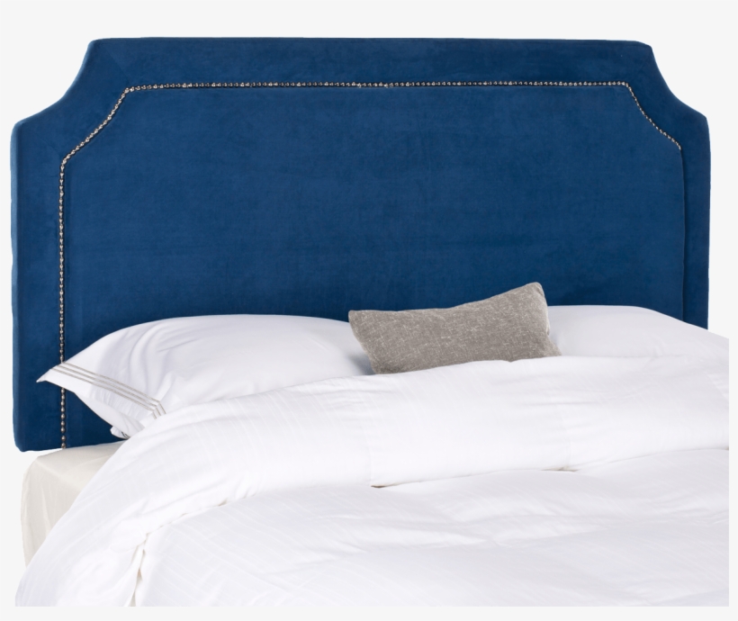 Notched Curve Corner Upholstered Nailhead Headboard - Safavieh Saphire Headboard | Headboards | Mcr4047c-k, transparent png #4118056