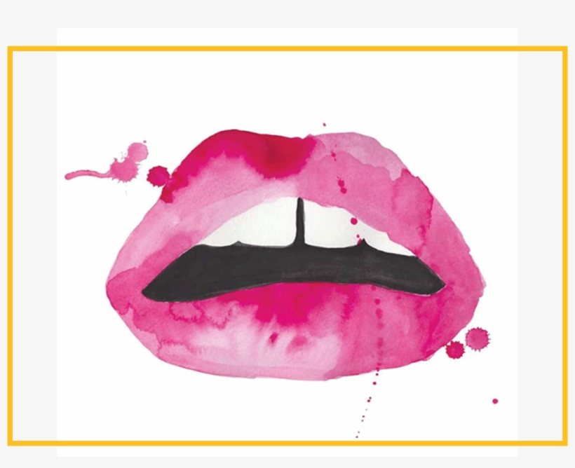 Lips With Teeth Gap, transparent png #4118241