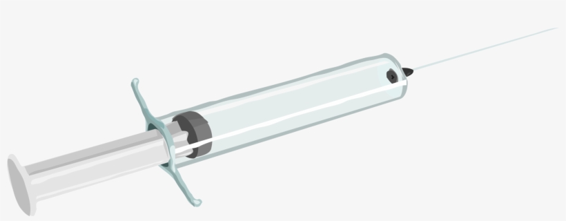 Free Vector Syringe Clip Art - Syringe Clip Art, transparent png #4118319