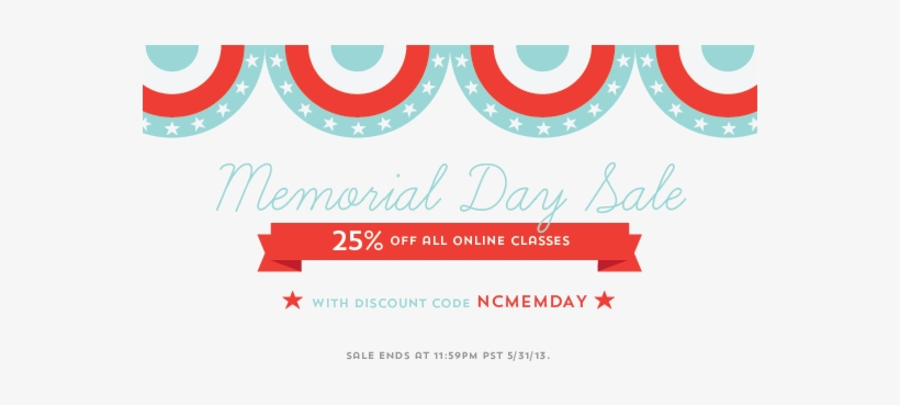Nicole's Classes Memorial Day Sale - Sales, transparent png #4118596