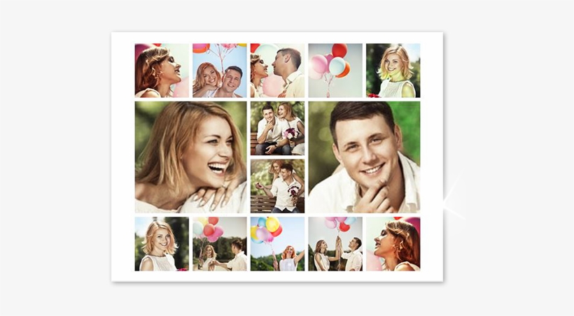 Collage Acrylic Prints Top - Matrimonios Comprometidos (10 Ways To Say I Love You, transparent png #4118849