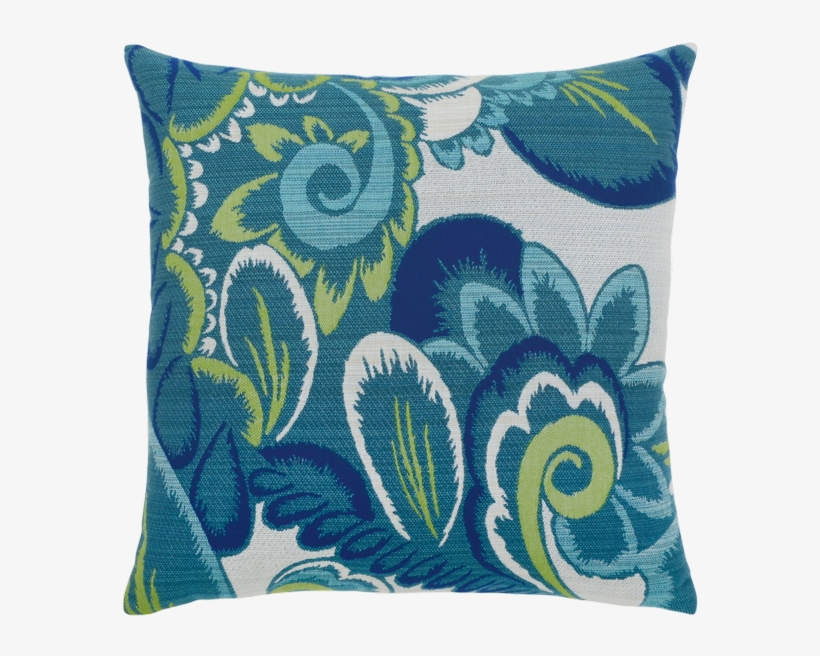 Elaine Smith Pillows Floral Wave - 20 Inch. X 20 Inch., transparent png #4119097