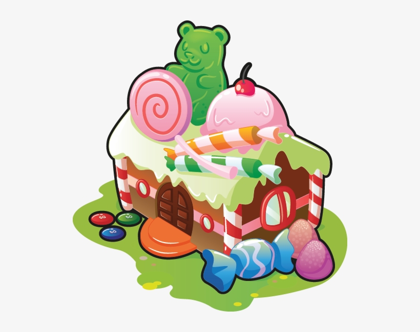 Minimo Candy House Forest Forest - Candy House Cartoon Png, transparent png #4119126