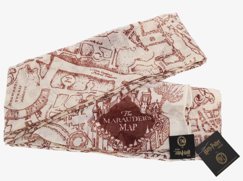 S Map Scarf - Harry Potter Marauders Map Beach Towel 30 X 60, transparent png #4119205