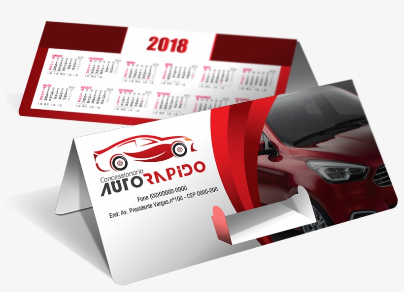 Calendário De Mesa Porta-cartão - Calendário De Mesa Porta Cartão, transparent png #4119622