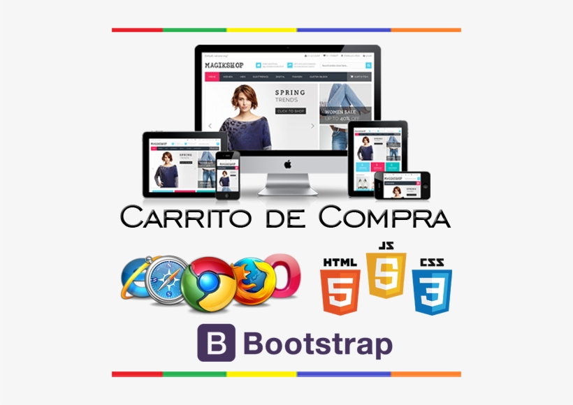 Landing Page Para Pymes Y Empresas Con Carrito De Compra - Html 5, transparent png #4119929