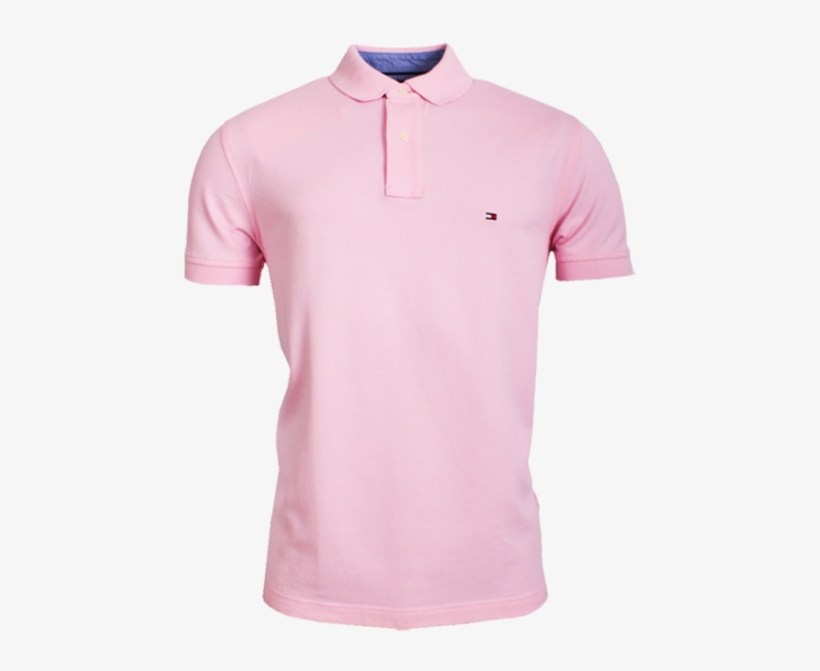 ~tommy Hilfiger New Knit Light Pink Polo - Polo Shirt, transparent png #4119959