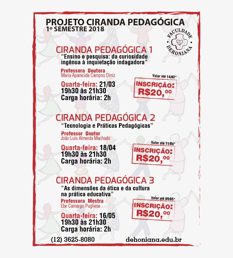 Calendã¡rio Cirandas Pedagã³gicas - Faculdade Dehoniana, transparent png #4119974