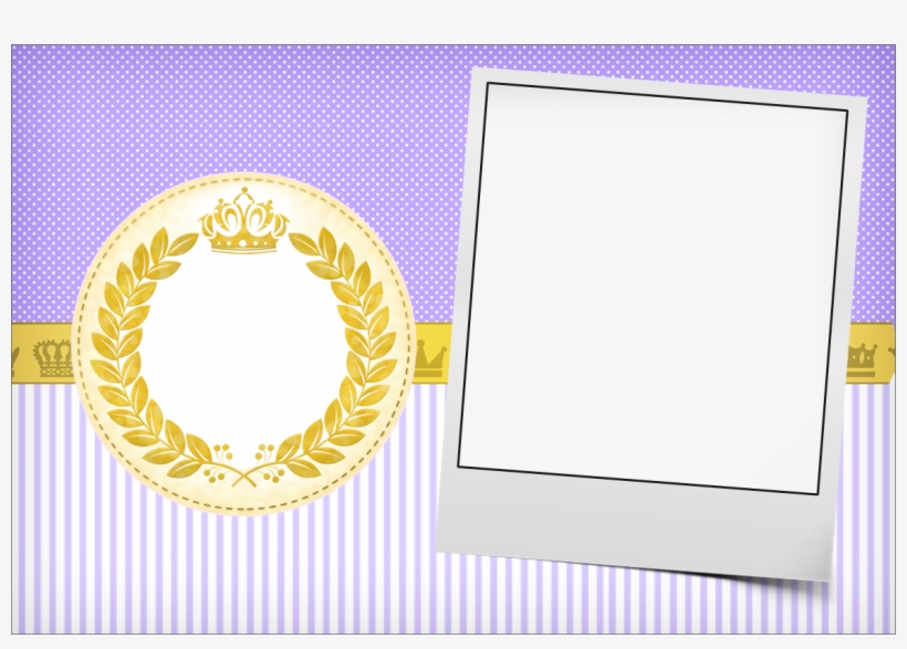 Convite, Moldura E Cartão Coroa De Princesa Lilás - Coroa Para Convites Lilas, transparent png #4120071