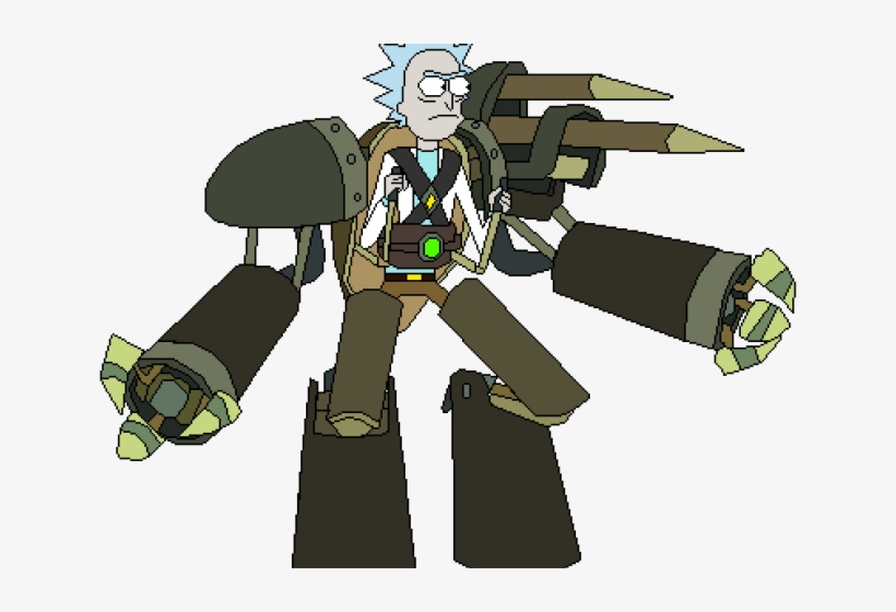 Rick And Morty Clipart Mugen - Drawing, transparent png #4120099