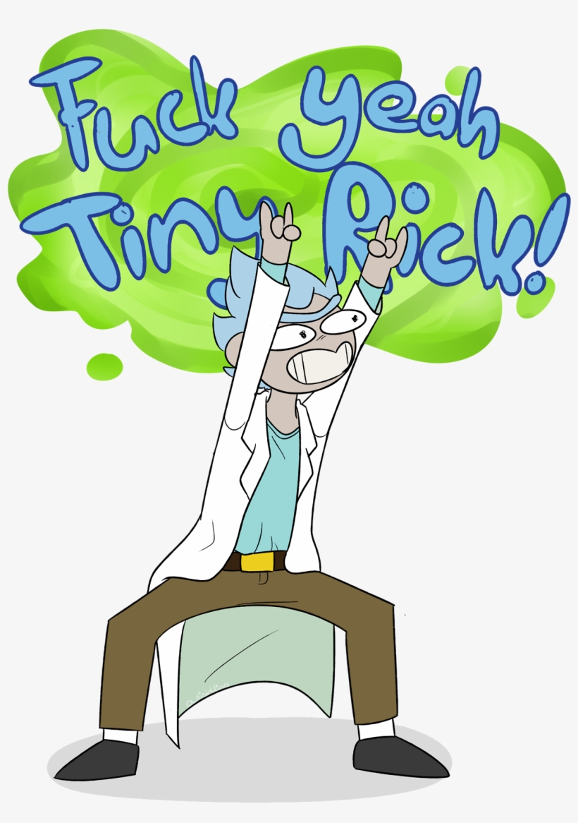 Rick And Morty Rick Sanchez Tiny Rick R&m Rick Morty - Cartoon, transparent png #4120284