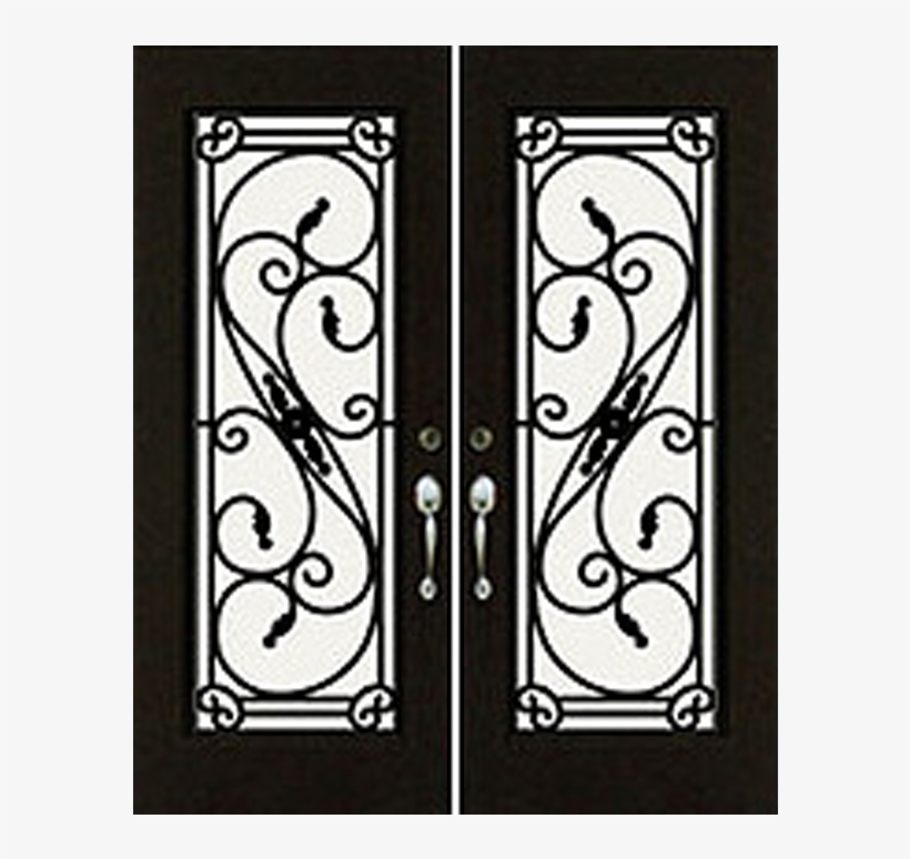 Wrought Iron Inserts - Screen Door, transparent png #4120359