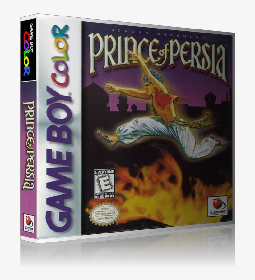 Gameboy Color Prince Of Persia Game Cover To Fit A - Nintendo Prince Of Persia, transparent png #4120445