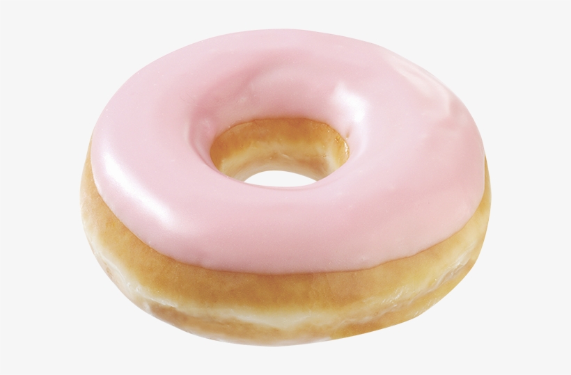 Cubierta De Fresa - Krispy Kreme, transparent png #4120513