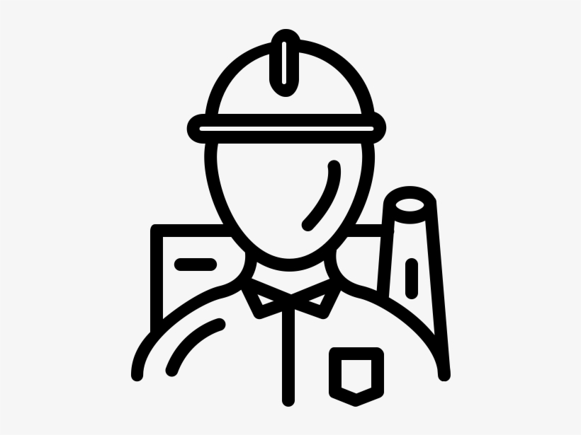 Construction Worker - Blue Collar Job Icon, transparent png #4120823