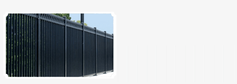 Wrought Iron Fencing For Commercial Property - Acme Fence Co, transparent png #4120898
