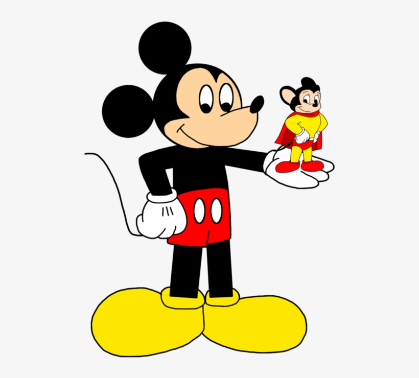 Mickey Mouse With Mighty Mouse 2 By Elmarcosluckydel96 - Mighty Mouse Marcospower1996, transparent png #4121325