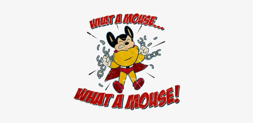 Saturday Morning Cartoons - Personalized Mighty Mouse Wall Calendar, transparent png #4121438