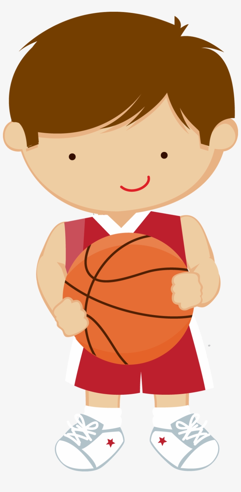 Basquete - Minus - Alreadyclipart - Sports - - Pinterest - Niño Animada Bonita, transparent png #4121953