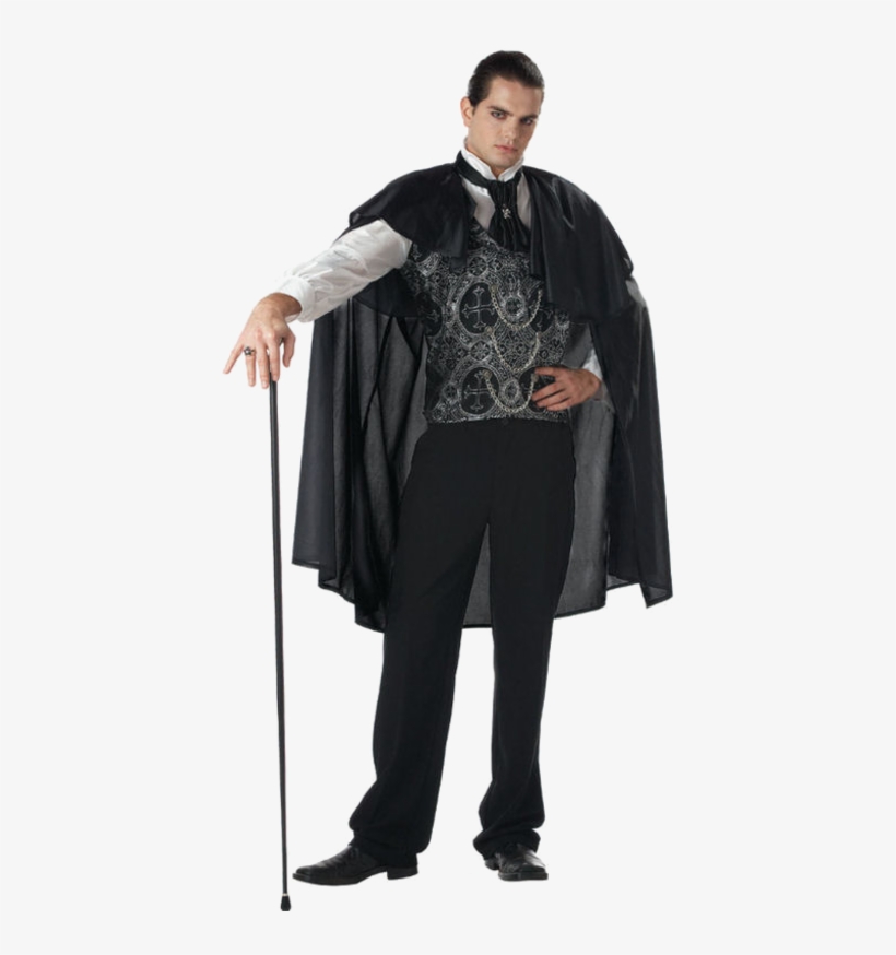 To See The Full Range Of Fancy Dress Outfits And Halloween - Mens Victorian Vampire Cape Costume, transparent png #4122133