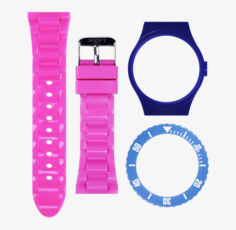 Picture Of Pink, Light Blue And Navy Prepack - Watch Bezels, transparent png #4122298