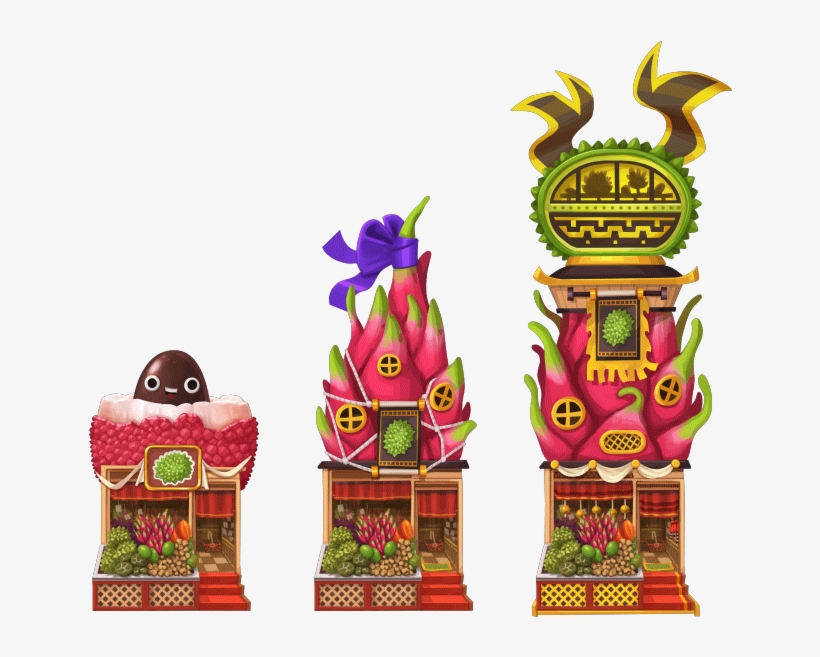 Lny Business Oriental Fruits Market Level 1to3 - Cartoon, transparent png #4122332