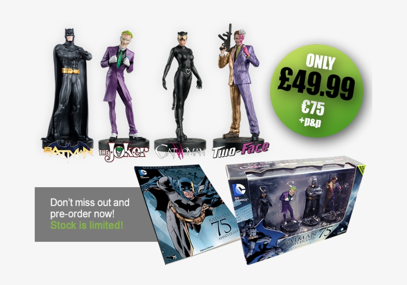 20141116175323 - Dc Masterpiece Collection: Batman 75th Anniversary, transparent png #4122411
