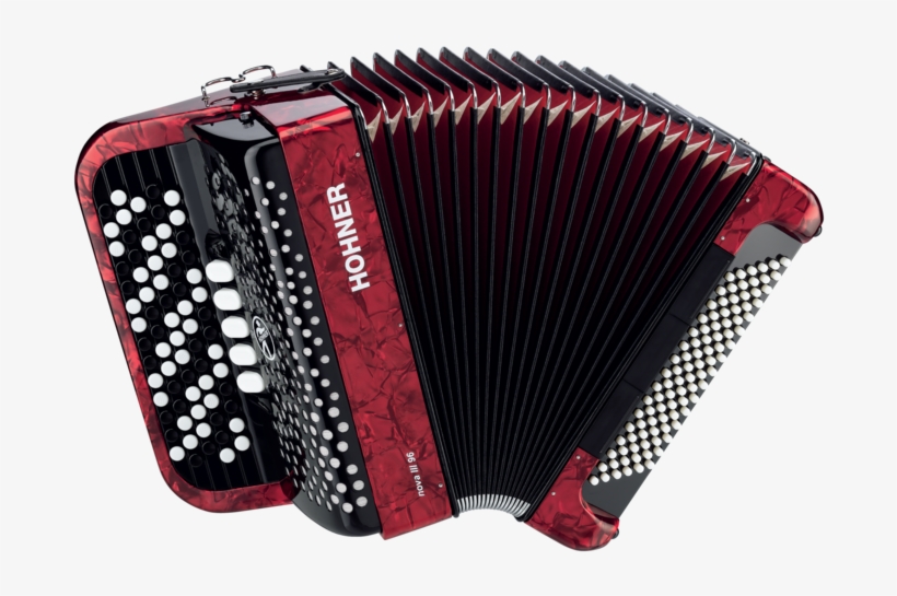 Acorden De Botones Novaiii96-rep - Hohner Knopfakkordeon C Griff Gebraucht 72, transparent png #4122740